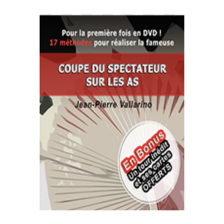 La coupe du spectateur sur les As, DVD de JP Vallarino