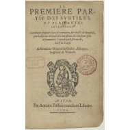 Première partie des subtiles et plaisantes inventions, de J. Prévost