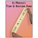 Papier déchiré et restauré, facon Fu Manchu