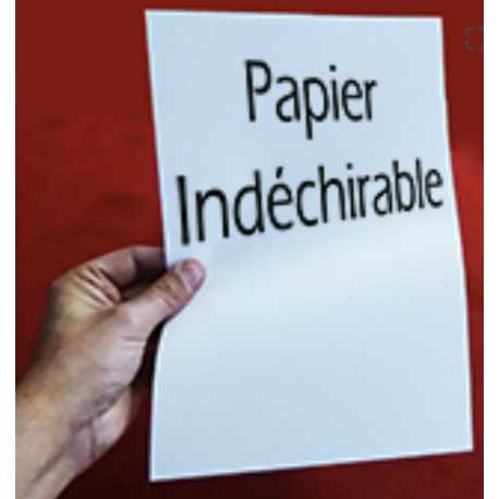 Papier indéchirable