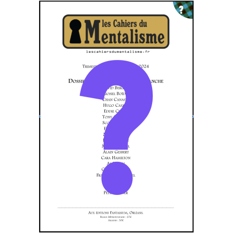 Les Cahiers du Mentalisme : specimen