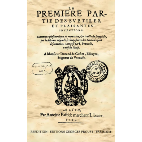 Première partie des subtiles et plaisantes inventions