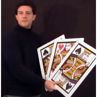 Bonneteau géant "trouvez la femme"