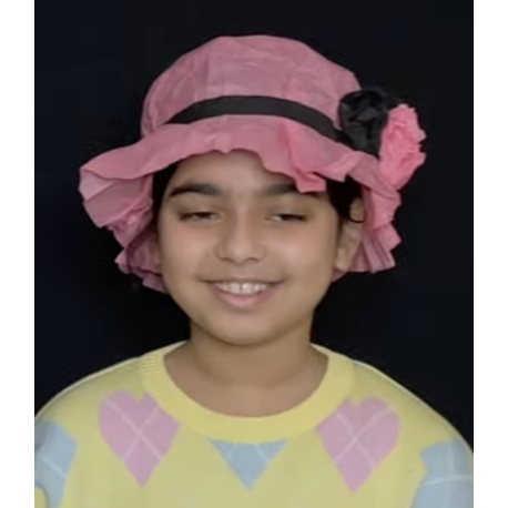 Papier déchiré en chapeau (bonnet hat paper tear)