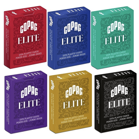 Cartes 100% plastic Copag Elite