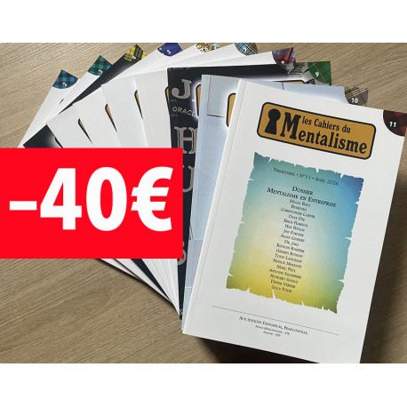 Cahiers du mentalisme : Offre spéciale collection