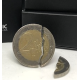 Pièce mordue 2 euros
