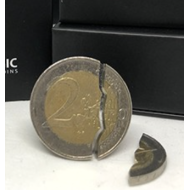 Pièce mordue 2 euros