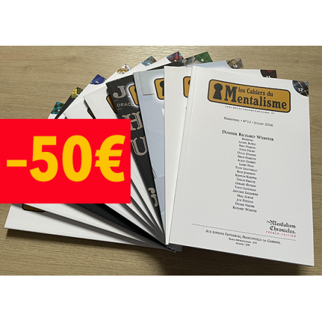 Cahiers du mentalisme : Offre spéciale collection