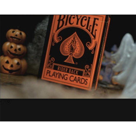 Jeu Bicycle Reverse Orange