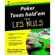 Poker Texas Hold'em pour les Nuls