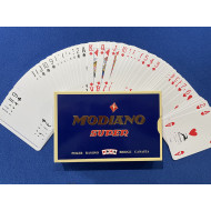 Cartes Modiano 100% plastic - coffret 2 jeux