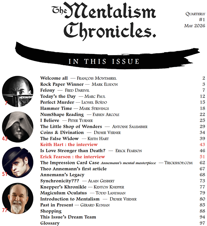mentalism chronicles